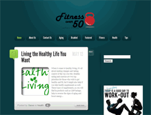 Tablet Screenshot of fitnessover50.org